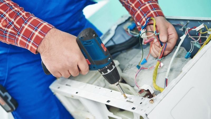 Köprübaşı Sunny Sunny çamaşır makinesi kart tamiri – Su almama arızası orijinal parça ile giderildi. - Teknik servis örneği