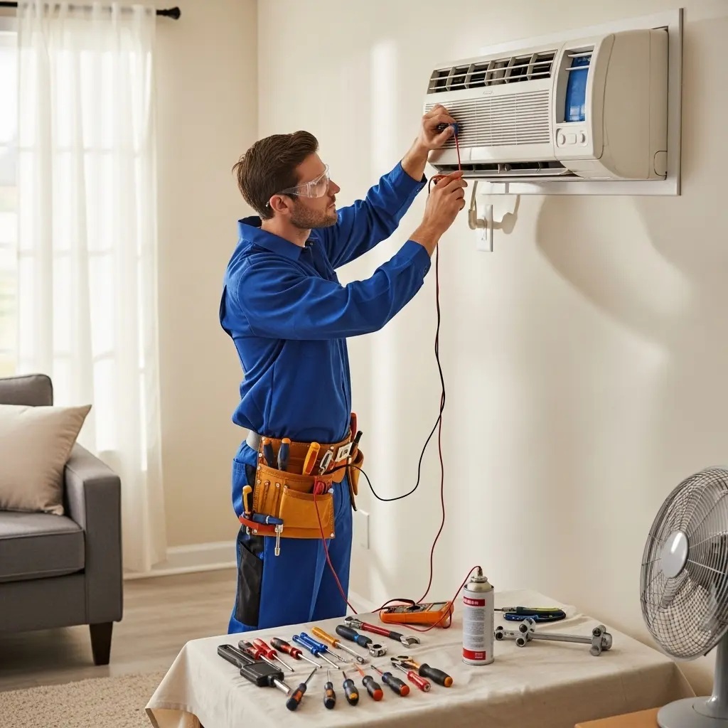 Köprübaşı Sunny Sunny klima gaz dolumu ve bakım – Enerji verimliliği artırıldı. - Teknik servis örneği